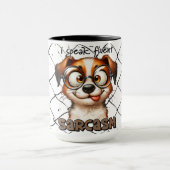 "Ich spreche fließend Sarcasm." Kaffee/Tee Tasse (Zentrum)