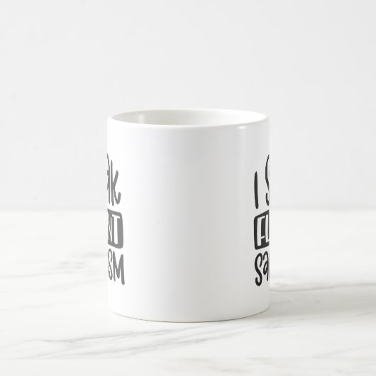 Ich spreche fließend Sarcasm Tasse (Mittel)