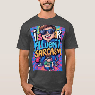 Ich spreche fließend Sarkasmus Familie T-Shirt