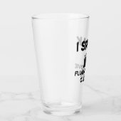 Ich spreche fließend Video Quotes Glas (Rechts)