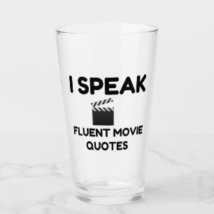Ich spreche fließend Video Quotes Glas