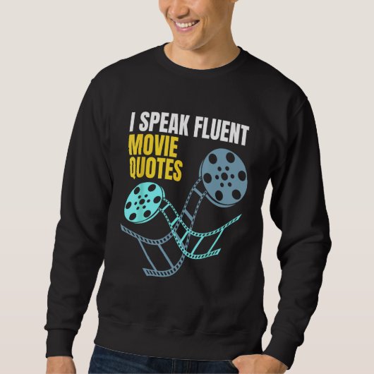 Ich spreche fließend Video Zitate 1 Sweatshirt (Vorderseite)