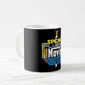 Ich spreche fließende Film-Zitat-Tasse Kaffeetasse (Vorderseite Links)