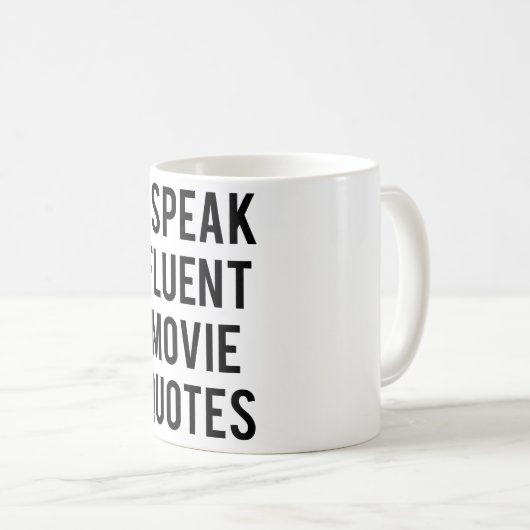 Ich spreche fließende Filmzitate Kaffeetasse (VorderseiteRechts)