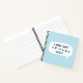 Ich spreche fließende FREUNDS™-Zitate Notizblock (Innenseite)