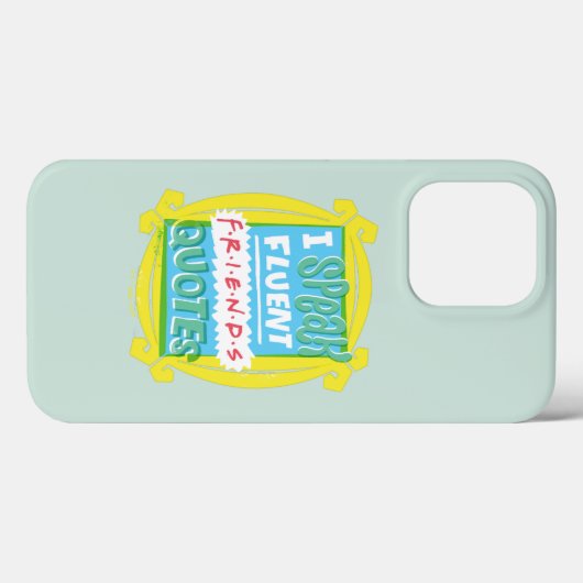 Ich spreche fließende FRIENDS™-Zitate - Peephole Case-Mate iPhone Hülle (Rückseite (Horizontal))