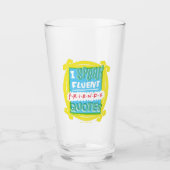 Ich spreche fließende FRIENDS™-Zitate - Peephole Glas (Vorderseite)