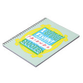 Ich spreche fließende FRIENDS™-Zitate - Peephole Notizblock (Linke Seite)