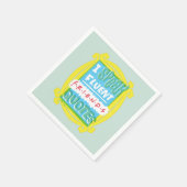 Ich spreche fließende FRIENDS™-Zitate - Peephole Serviette (Ecke)