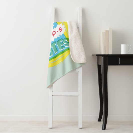 Ich spreche fließende FRIENDS™-Zitate - Peephole Sherpadecke (Beispiel)