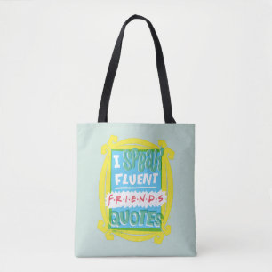 Ich spreche fließende FRIENDS™-Zitate - Peephole Tasche
