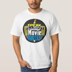 Ich spreche fließendes Film-Zitat-Shirt-runde T-Shirt