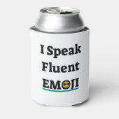 Ich spreche Fluent Emoji Dosenkühler (Kanne Rückseite)
