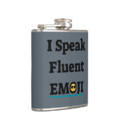 Ich spreche Fluent Emoji Flachmann (Rechts)