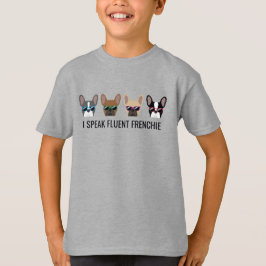 Ich spreche Fluent Frenchie Funny French Bulldog Z T-Shirt