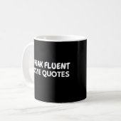Ich spreche Fluent Movie Quotes, Filmliebhaber Kaffeetasse (Vorderseite Links)