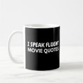 Ich spreche Fluent Movie Quotes, Filmliebhaber Kaffeetasse (Links)