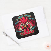 Ich spreche Fluent Sarcasm Classic Square Stickers (Umschlag)