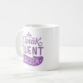 ICH SPRECHE FLUENT SARCASM KAFFEETASSE (Vorderseite Links)