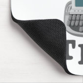 Ich spreche Fluent Steno Court Reporter Stenograph Mousepad (Ecke)