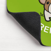 Ich spreche Französisch - Grün Mousepad (Ecke)