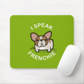 Ich spreche Französisch - Grün Mousepad (Mit Mouse)