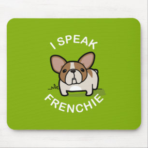 Ich spreche Französisch - Grün Mousepad