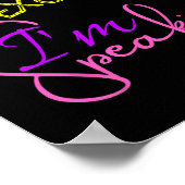 Ich spreche Funny Kamala Harris 2 Poster (Ecke)