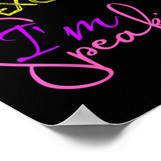 Ich spreche Funny Kamala Harris 2 Poster (Ecke)