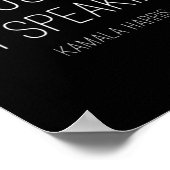 Ich spreche Funny Kamala Harris Joe Biden Geschenk Poster (Ecke)