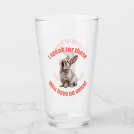 Ich spreche für diejenigen, die kein Sprachkaninch Glas