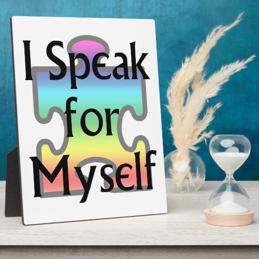 Ich spreche für mich fotoplatte (Seite)