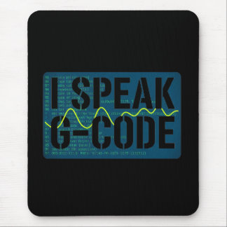 Ich spreche G-Code CNC-Maschinenprogrammierer Lust Mousepad