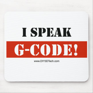 Ich spreche G-Code Mousepad