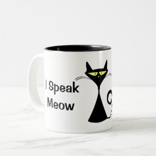 Ich spreche gleichbedeutend mit individualisierbar zweifarbige tasse