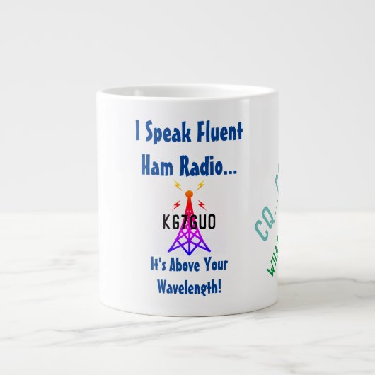 Ich spreche Ham Radio Kaffee Tasse (Vorderseite)