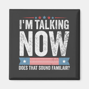 Ich spreche jetzt von Trump Kamala Präsident Debat Magnet