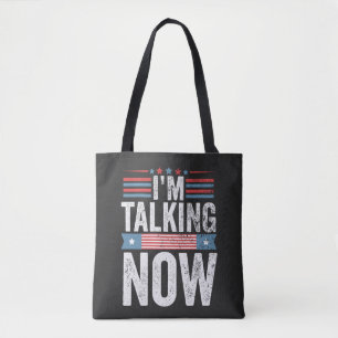 Ich spreche jetzt von Trump Kamala Präsident Debat Tasche