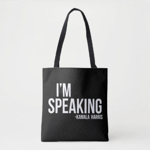 Ich spreche - Kamal Harris - Schwarz Tasche