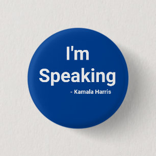 Ich spreche - Kamala Harris Button