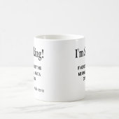 Ich spreche - Kamala Harris Debatte Feminismus Bid Kaffeetasse (Mittel)