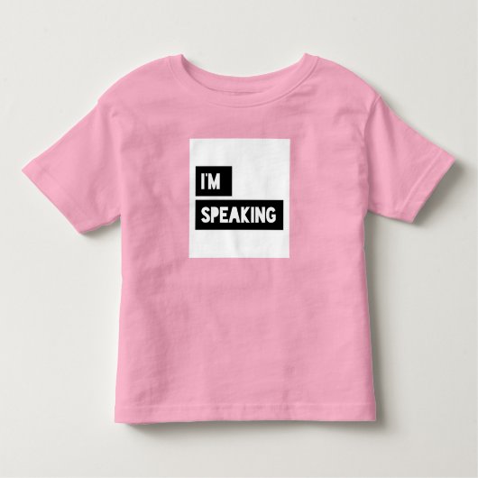 Ich spreche Kamala Harris Kleinkind T-shirt (Vorderseite)