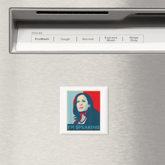 Ich spreche Kamala Harris Magnet (In Situ (Geschirrspüler))