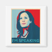 Ich spreche Kamala Harris Magnet (Vorne)