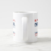 Ich spreche Kamala Harris Präsident 2024 Jumbo-Tasse (Rückseite)