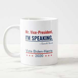 Ich spreche Kamala Harris Präsident 2024 Jumbo-Tasse