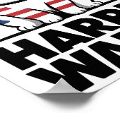 Ich spreche Kamala Harris Präsident Comma La Ameri Poster (Ecke)