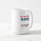 Ich spreche Kamala Harris Vizepräsidentin 2020 Kaffeetasse (VorderseiteRechts)