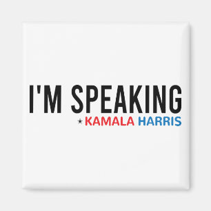 Ich spreche, Kamala Quote, Kamala Harris Magnet