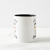 Ich spreche keine Profis, lustiges Zitat schwarzen Zweifarbige Tasse (Mittel)